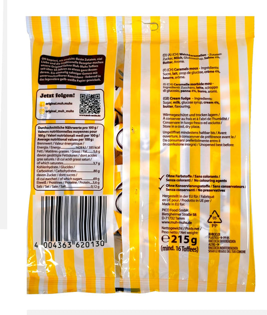 Original Sahne Toffees, 215 g 