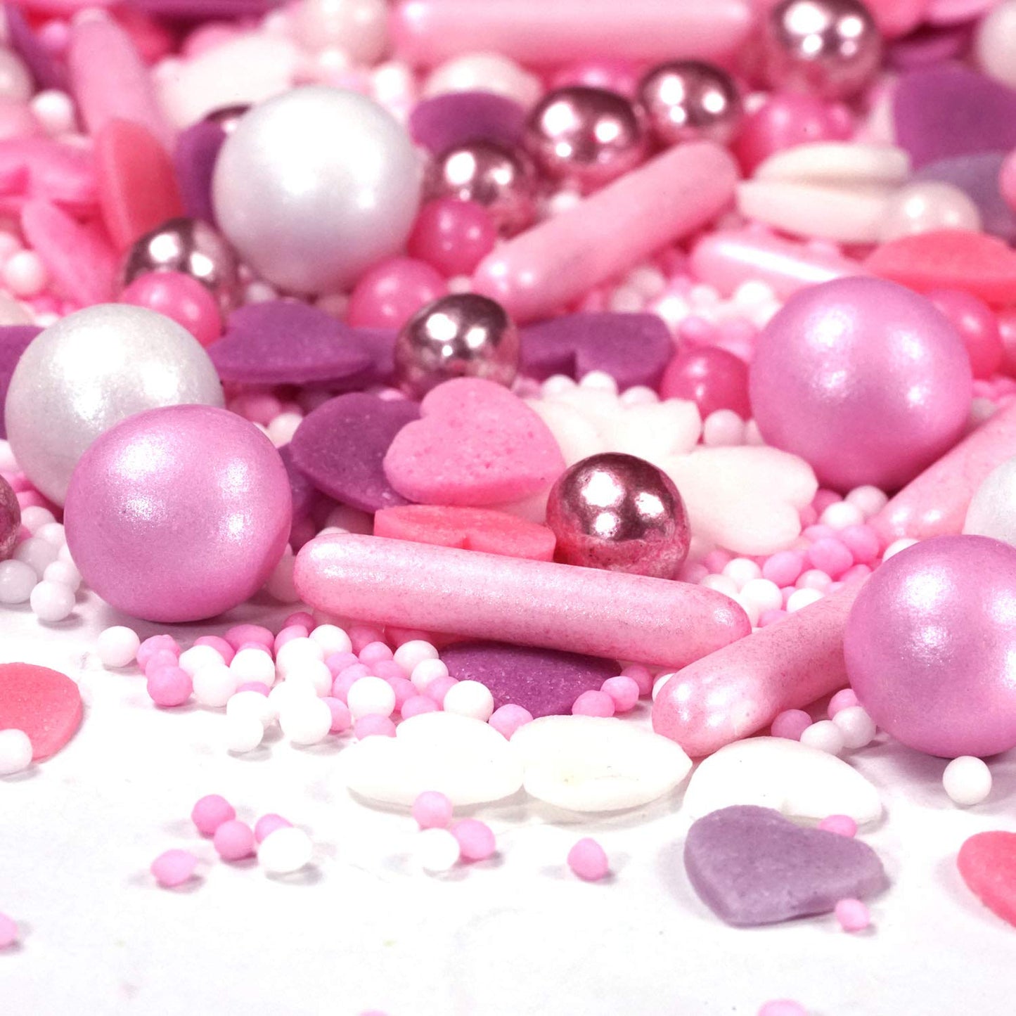 Streusel-Mix Dornröschen in Rosa und Weiss